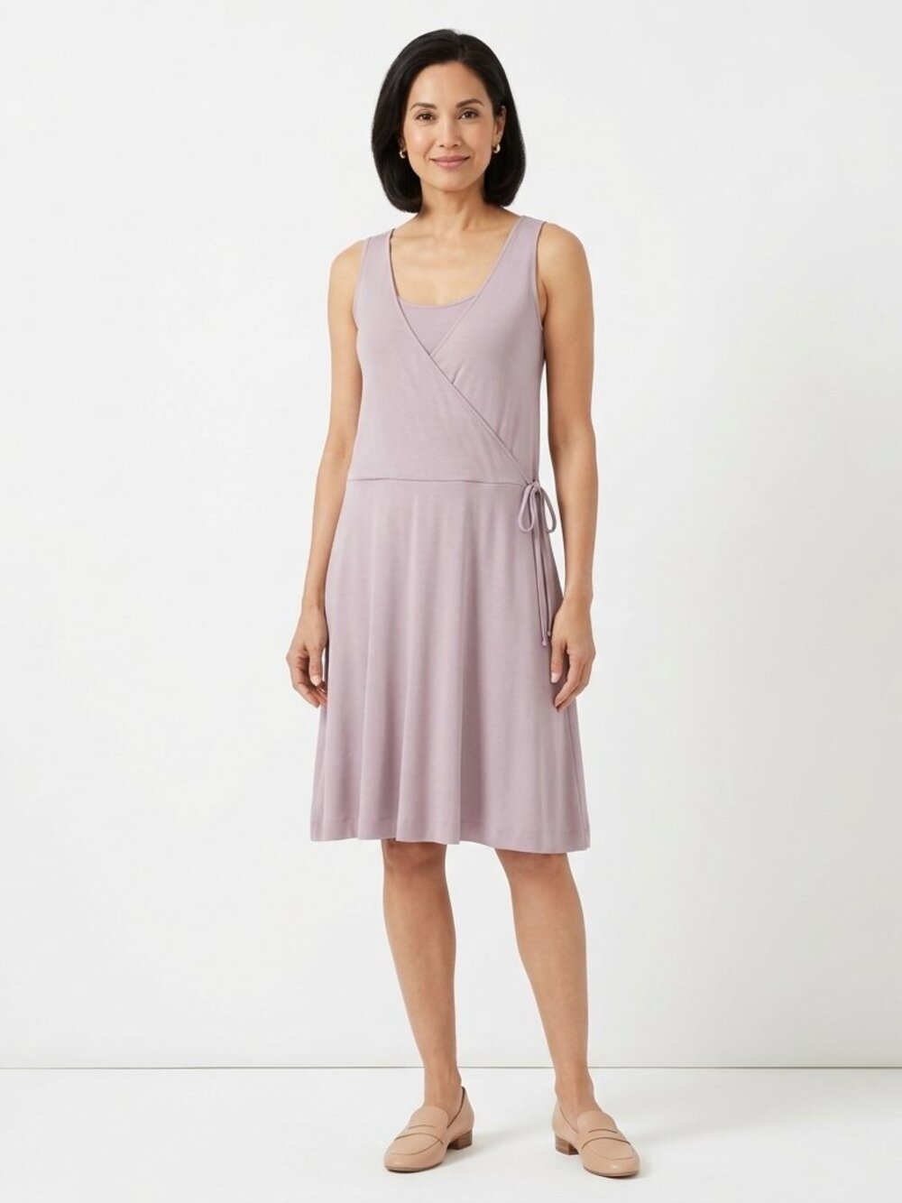 Tommy Hilfiger Lavender Casual Pull On Jersey Summer Dress- Sz. XS - Picture 2 of 13